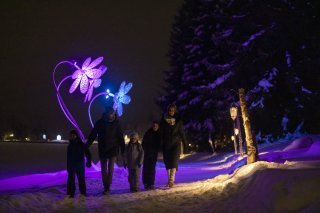 Le Chemin des Lanternes à Crans Montana